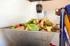 Food waste collected from supermarkets brought to GoTerra facilities in Canberra, Australia