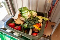 Food waste collected from supermarkets brought to GoTerra facilities in Canberra, Australia