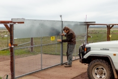 Tim Hill, general manager of Tiverton Farm, on the farm's land. Victoria, Australia