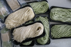 Organic fresh noodles. Shared Harvest is an organic farm promoting the CSA / Community Shared Agriculture model. Since the program started in May 2012, Shared Harvest has developed and now posseses 66 acres based in Tongzhou and Shunyi Districts in Beijing, planting organic vegetables, fruit and grains and also breeding livestock.