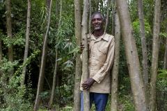 Cheklu Fente 59, Head of Watershed assembly committee and beneficiary of The Debre Yacob Watershed Learning Restoration Project in Bahir Dar, Ethiopia.
He says, “ I have been involved and leader of the committee for 6 yrs now, We do many things
1. To protect over grazing
2. To protect the plantation from being cut
3. Environmental protection, like maintaining the flow of water in the gulleys
4. Forestation plantation
5. Controlling the nursery area
6. We meet once a mont

We are volunteers, we don’t get paid. This area was damaged, when I was a kid, this area was covered by forest, then by the time I grew up it was gone, cut down, now it has been restored by the help of this project and the government.
I give free service to avoid water shortage, to stop the damage, water used to be scarce and now we can have easy access to water and can benefit from the grass and planting and tomorrow we can benefit from the trees. In this watershed area all of us are benefitting, and the future generation can benefit too. We don’t want to repeat our father’s mistakes.
My first success and happiness is that when I used to walk the land it was like walking on chilli powder, it was nothing, now I have this beauty to look at.
I’m very happy, I feel like I understand the environment now, there are 80 below me on the committee, and now we have to elect next person and find the right person to carry on this good work.
I am so proud of this, this is a global thing, A global problem and we have made a success of our area, i believe this will last forever .
Now I think deforestation is a huge problem for our world, We are leaders in this here, finding solutions and showing that they can work.”