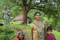 villagers at the Sankli village in in Sagai forest in Narmada district in Gujarat.